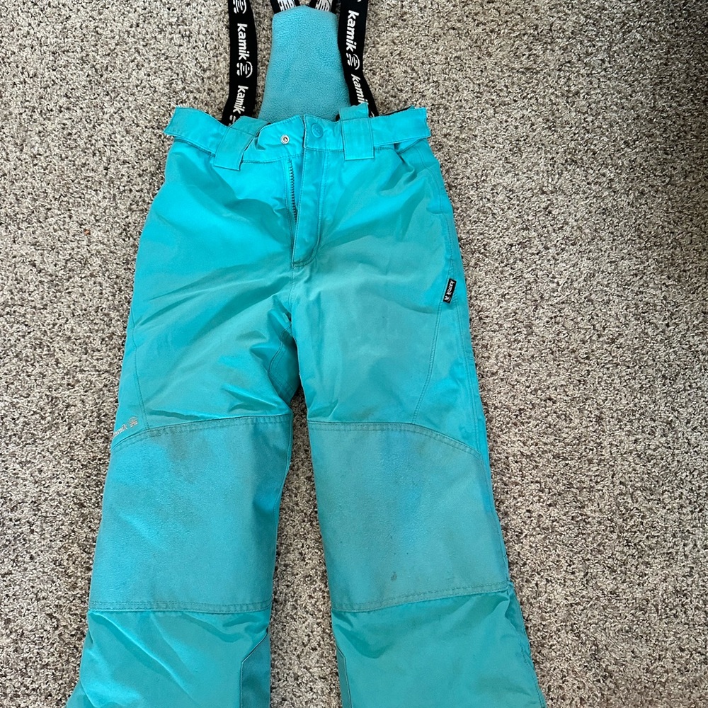 Kamik Turquoise Kids Snow Pants
